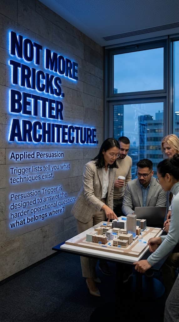 Persuasion Trigger — better persuasive architecture